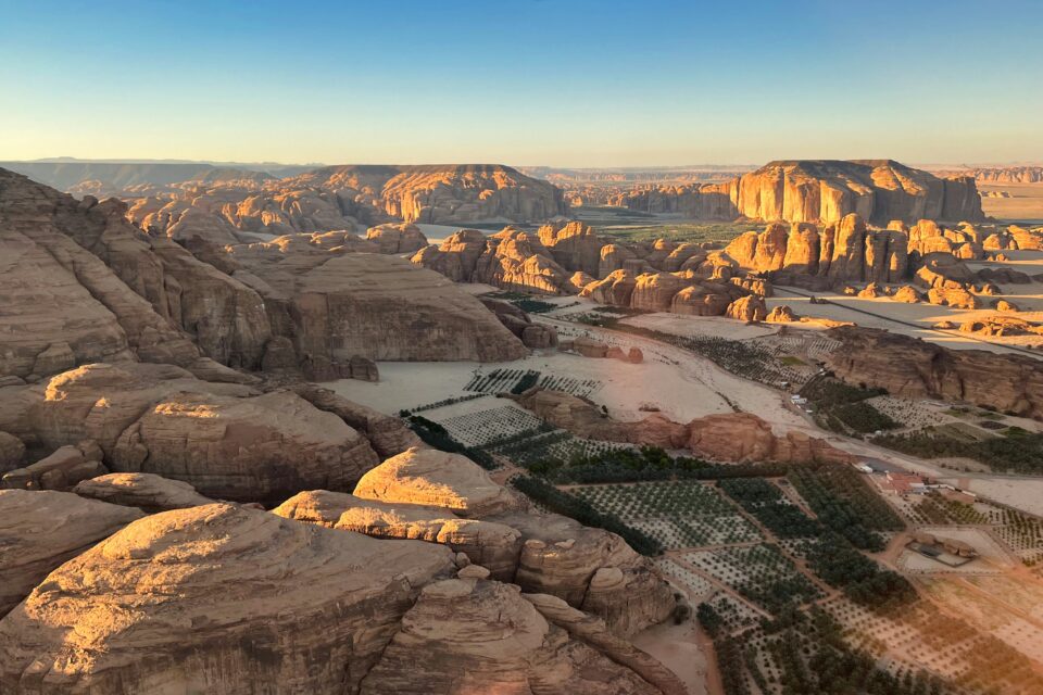 Panorama z punktu widokowego w Al Ula