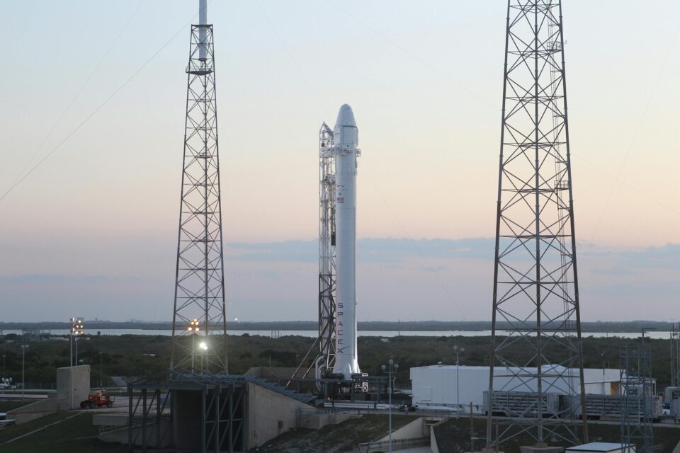 Rakieta gotowa do startu na przylądku Canaveral