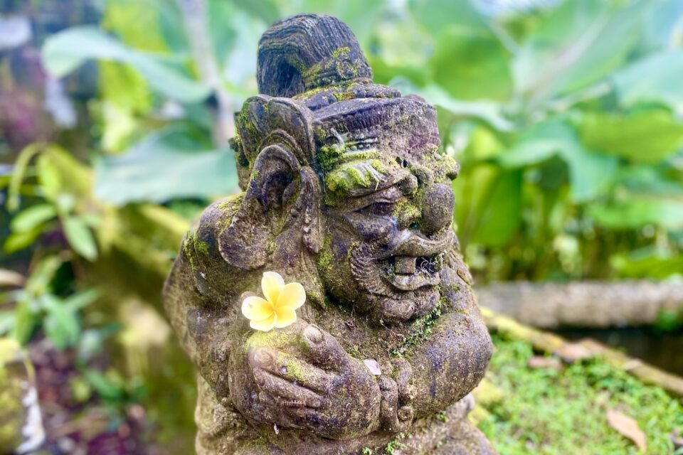Kamienna rzeźba w Ubud