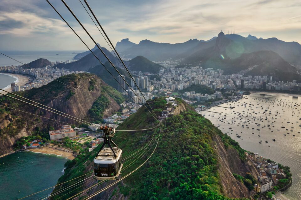 Kolejka linowa w Rio de Janeiro