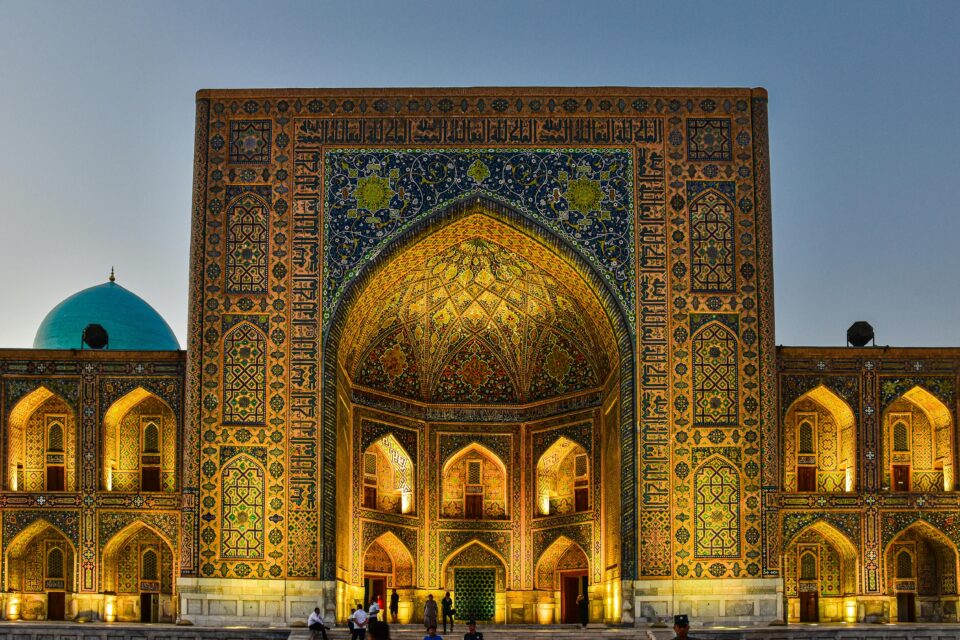 Piękna architektura Samarkandy